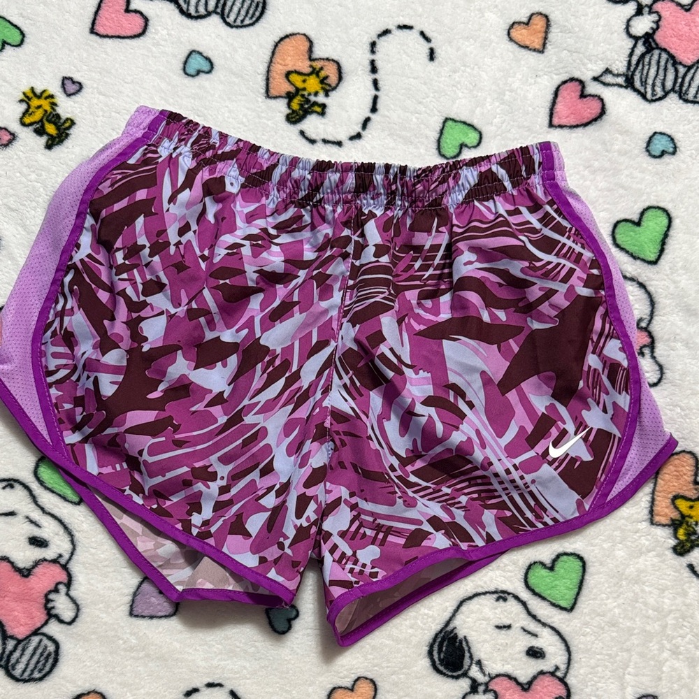 Nike Purple Camo Athletic Shorts